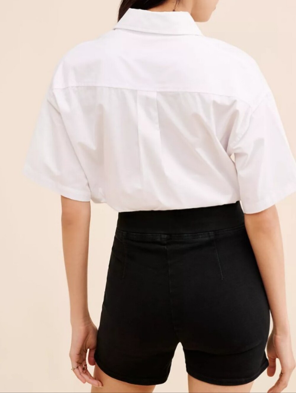 FRAME Denim Jetset Short Size 2 (Size 30) in Sheen Noir High Waist, Travel
